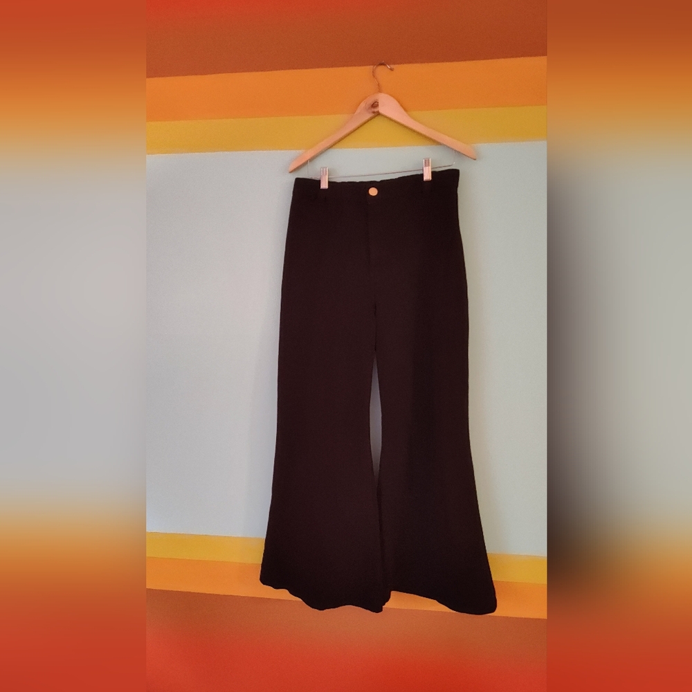 Big Bud Press Black Bell Bottoms M